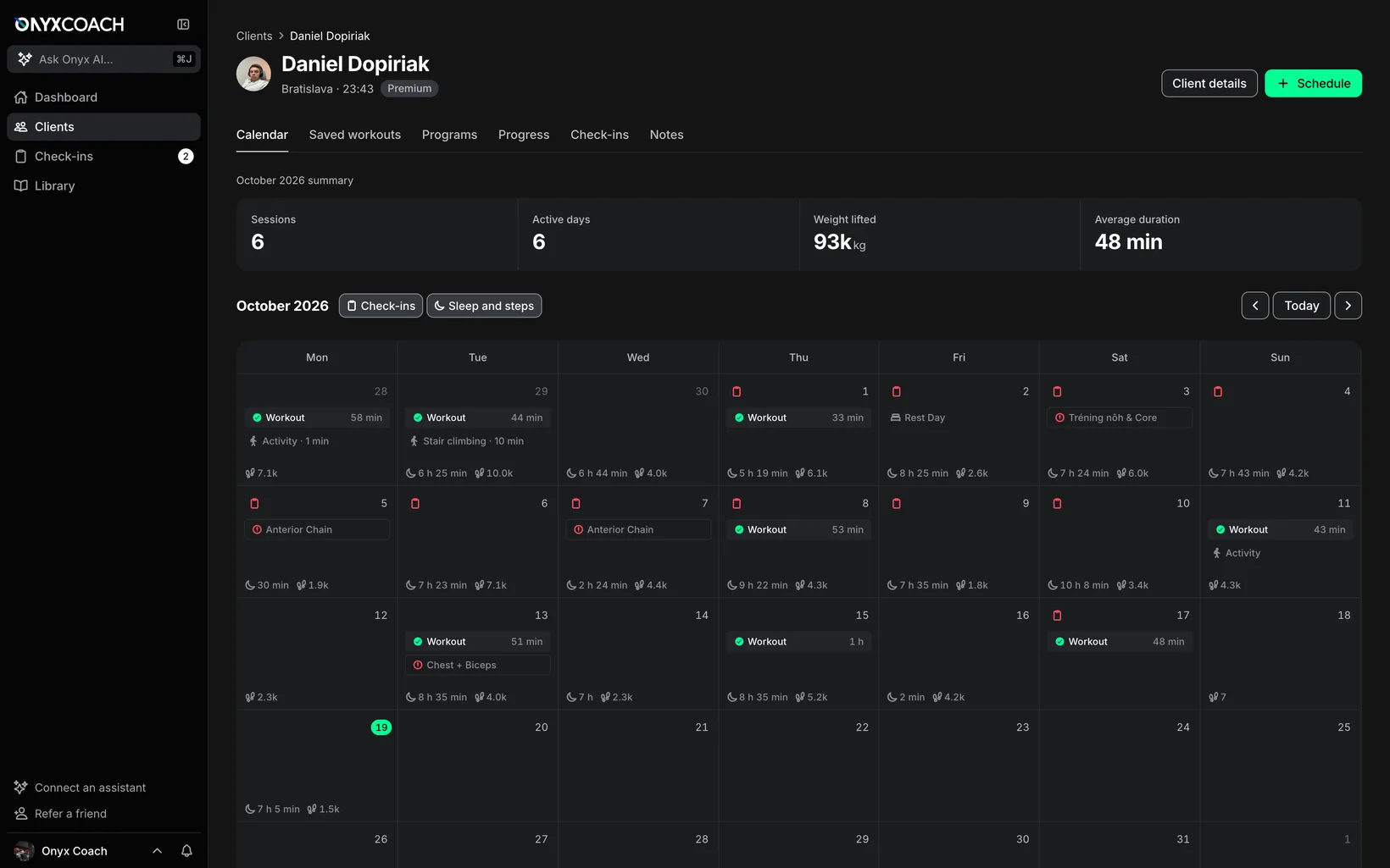 เดือนของลูกค้าในปฏิทินบนเว็บ